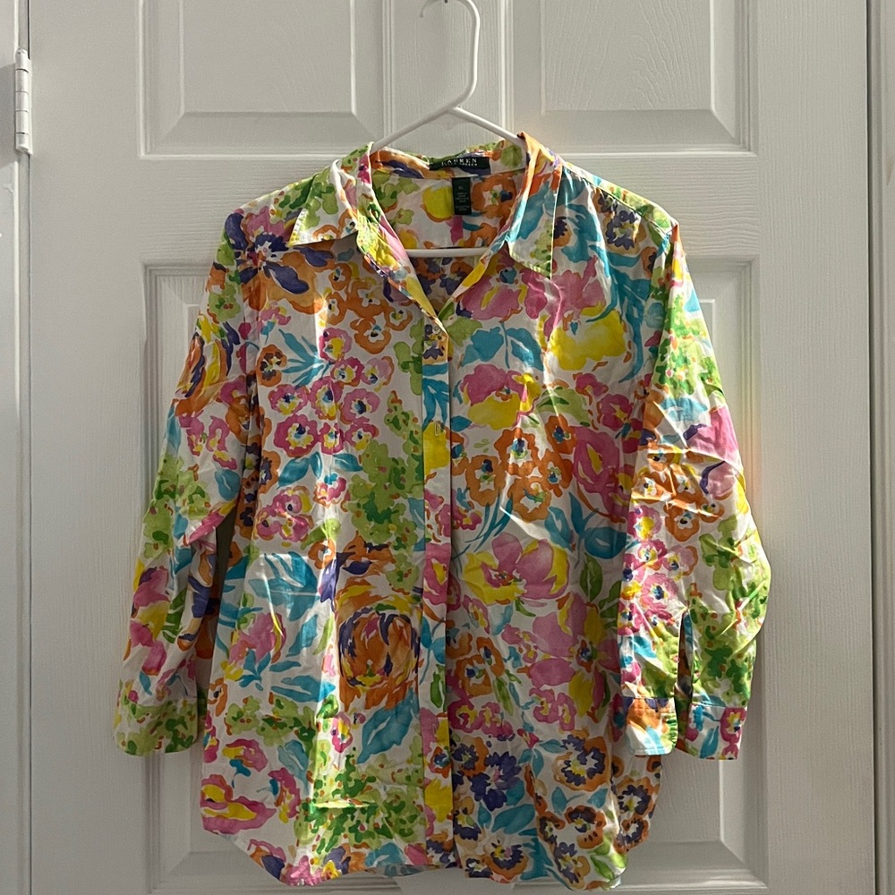 Ralph Lauren Multicolor Floral Shirt